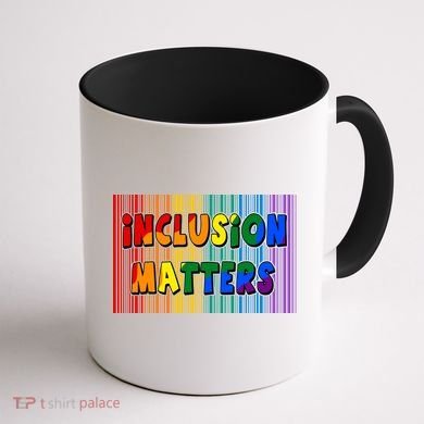 Inclusion Matters Coffee Mug back