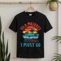 Isla Mujeres Is Calling I Must Go Beach Vacation Vintage T-Shirt thumb 2