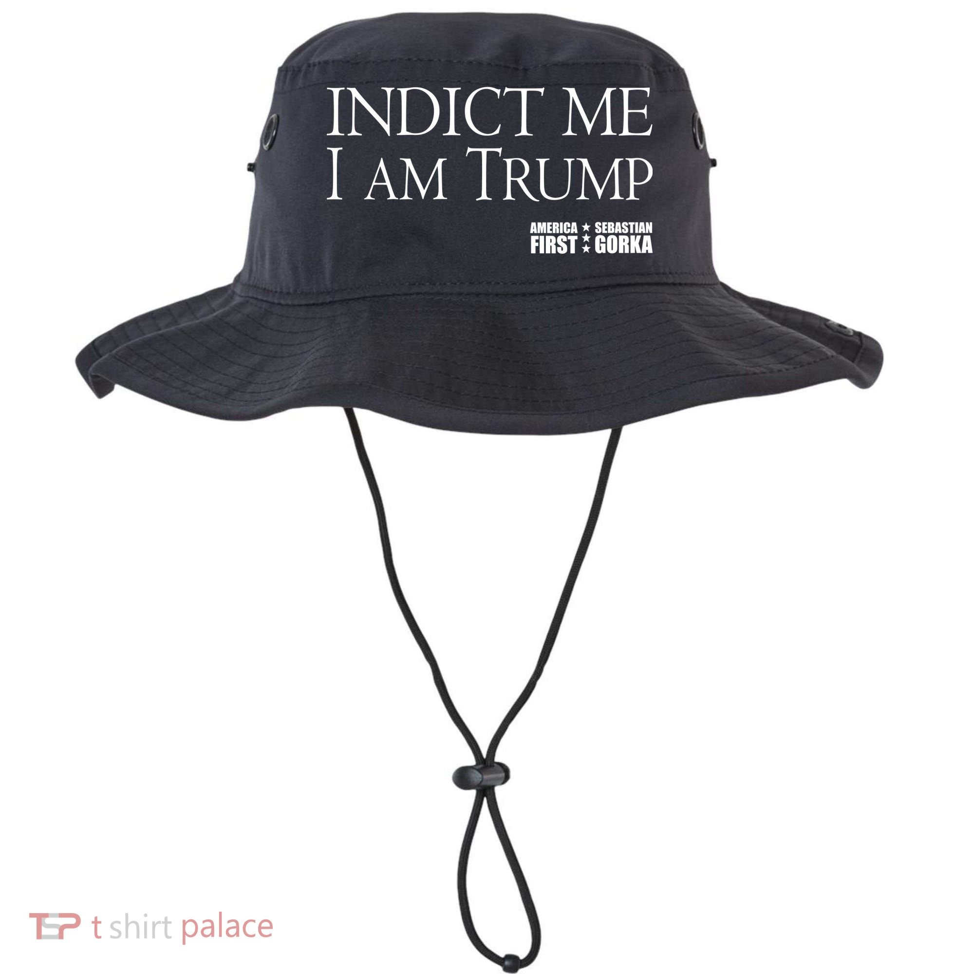 Indict Me I Am Trump America First Bucket Hat