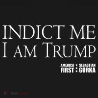 Indict Me I Am Trump America First Ornament thumb 1