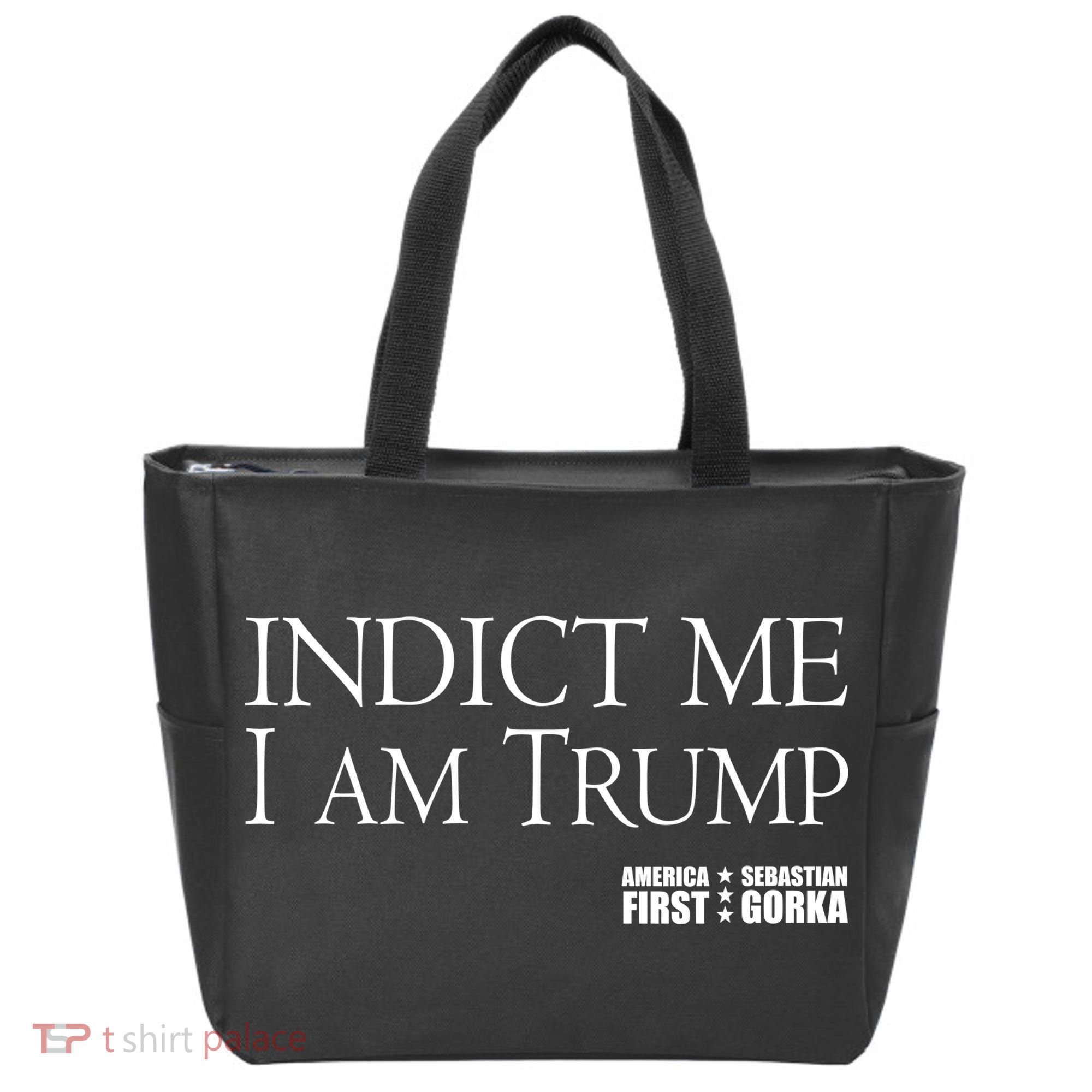 Indict Me I Am Trump America First Tote Bag