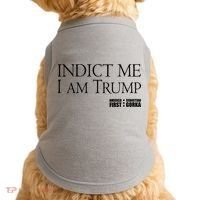 Indict Me I Am Trump America First Doggie Tank thumb 0