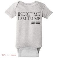 Indict Me I Am Trump America First Baby Bodysuit thumb 0