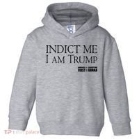 Indict Me I Am Trump America First Toddler Hoodie thumb 0