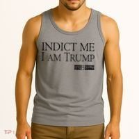 Indict Me I Am Trump America First Tank Top thumb 3