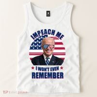 Impeach Me I Won't Even Remember Joe Biden American Flag Funny Tank Top thumb 2