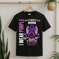 In May I Wear Purple For My Mom Lupus Awareness Lupus Fighter Lupus Supporter T-Shirt thumb 2
