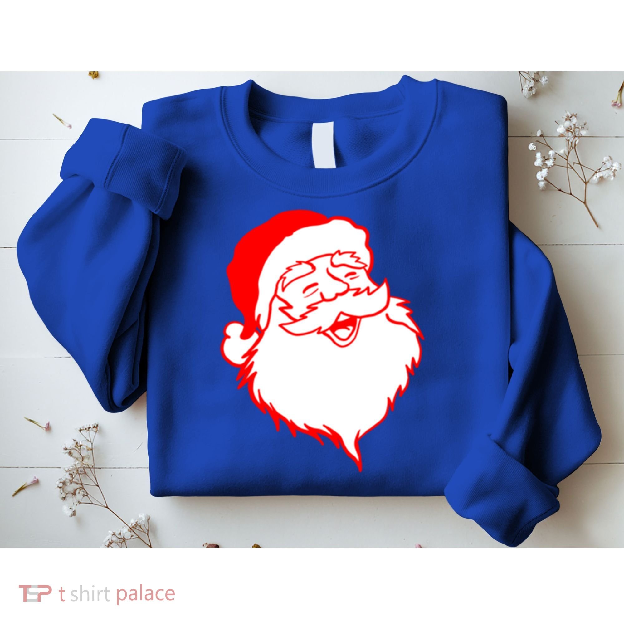 In My Jolly Era Merry Christmas Retro Santa Claus Gift Sweatshirt