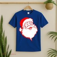 In My Jolly Era Merry Christmas Retro Santa Claus Gift T-Shirt thumb 2