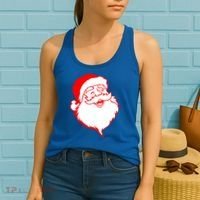 In My Jolly Era Merry Christmas Retro Santa Claus Gift Women's Tank Top thumb 2