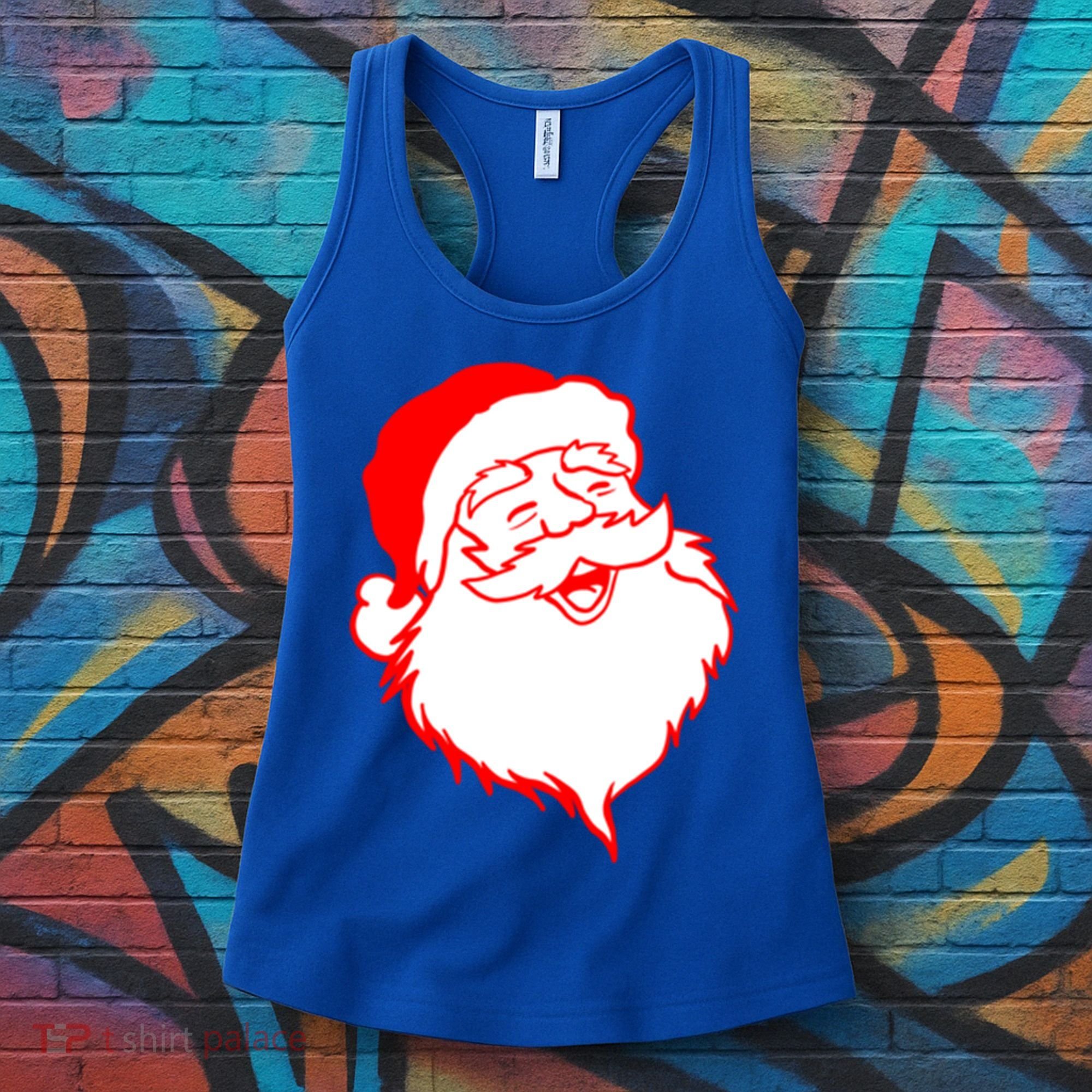 In My Jolly Era Merry Christmas Retro Santa Claus Gift Women's Tank Top