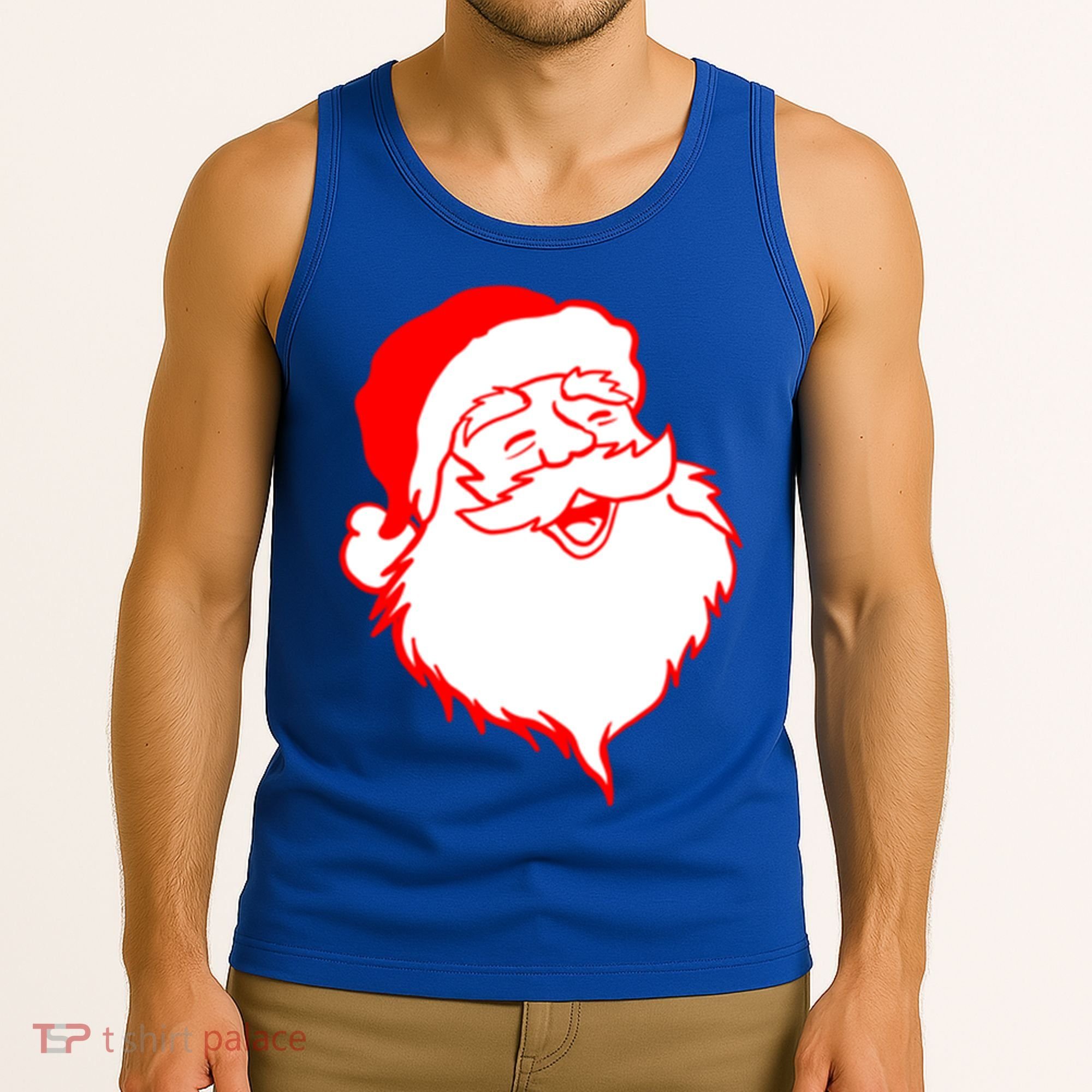 In My Jolly Era Merry Christmas Retro Santa Claus Gift Tank Top