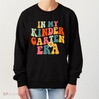 In My Kindergarten Teacher Era Shirts Kinder Groovy Retro Women's Sweatshirt thumb 0