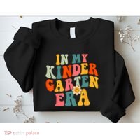 In My Kindergarten Teacher Era Shirts Kinder Groovy Retro Sweatshirt thumb 2