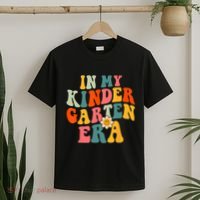 In My Kindergarten Teacher Era Shirts Kinder Groovy Retro T-Shirt thumb 2