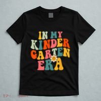 In My Kindergarten Teacher Era Shirts Kinder Groovy Retro T-Shirt thumb 5