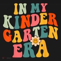In My Kindergarten Teacher Era Shirts Kinder Groovy Retro T-Shirt thumb 7