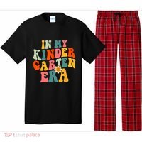 In My Kindergarten Teacher Era Shirts Kinder Groovy Retro Pajama Set thumb 0