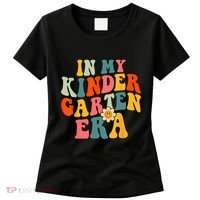 In My Kindergarten Teacher Era Shirts Kinder Groovy Retro Women's T-Shirt thumb 0
