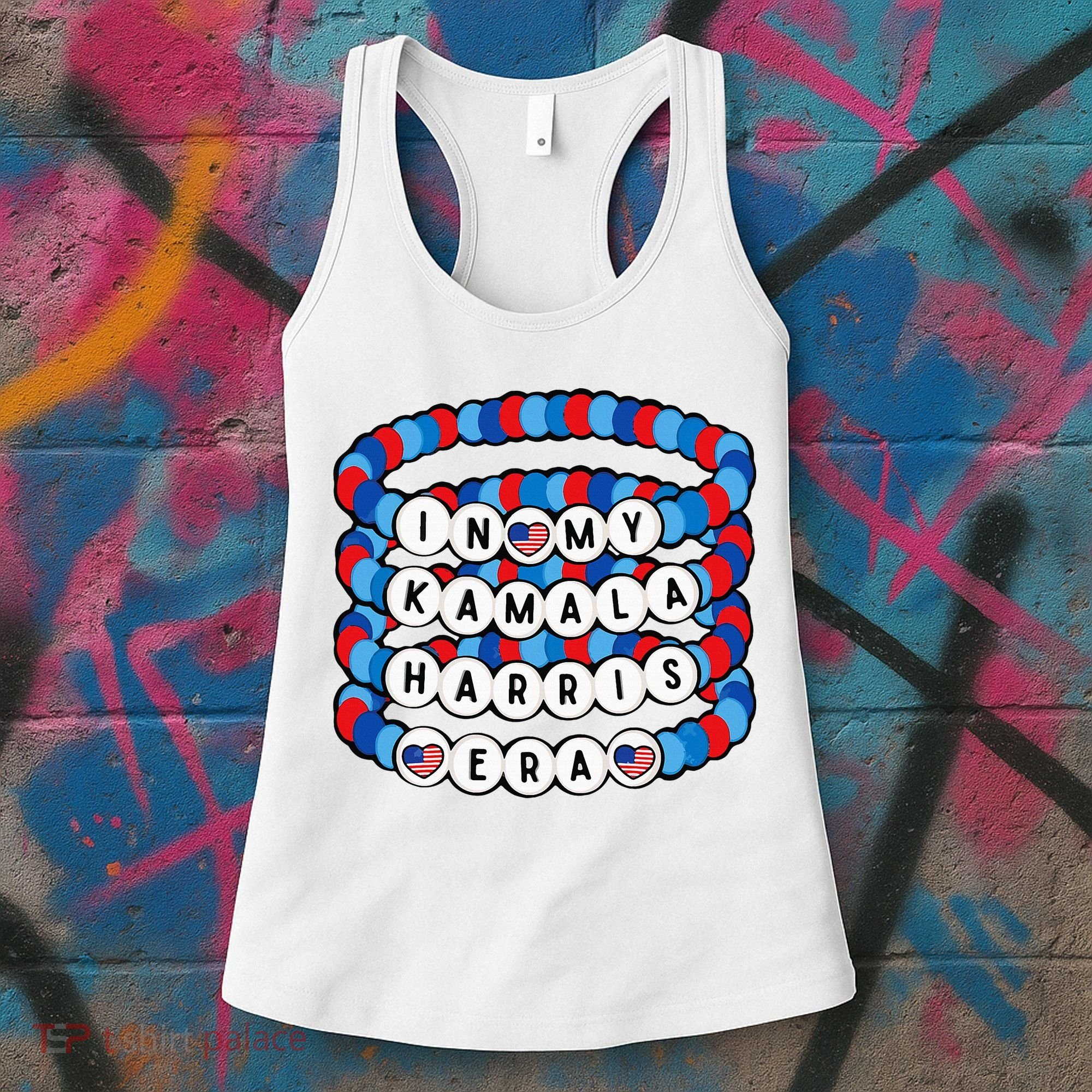 In My Kamala Harris Era Harris Democrat Harris 2024 Bracelet Women's Tank Top