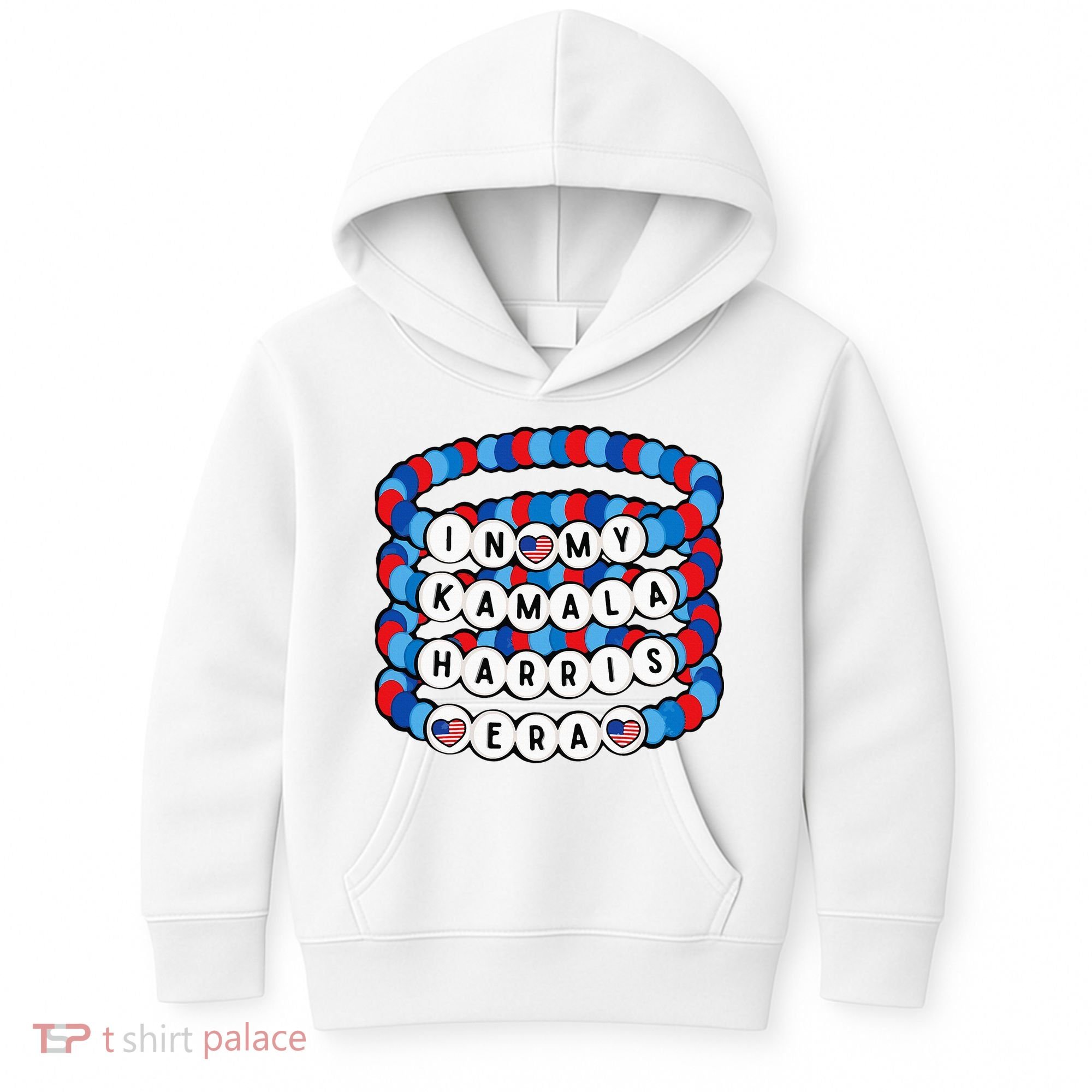 In My Kamala Harris Era Harris Democrat Harris 2024 Bracelet Kids Hoodie