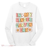 In My Kindergarten Era Groovy Kindergarten Back To SchooL Long Sleeve Shirt thumb 0