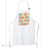 In My Kindergarten Era Groovy Kindergarten Back To SchooL Apron thumb 0
