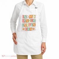 In My Kindergarten Era Groovy Kindergarten Back To SchooL Apron thumb 2