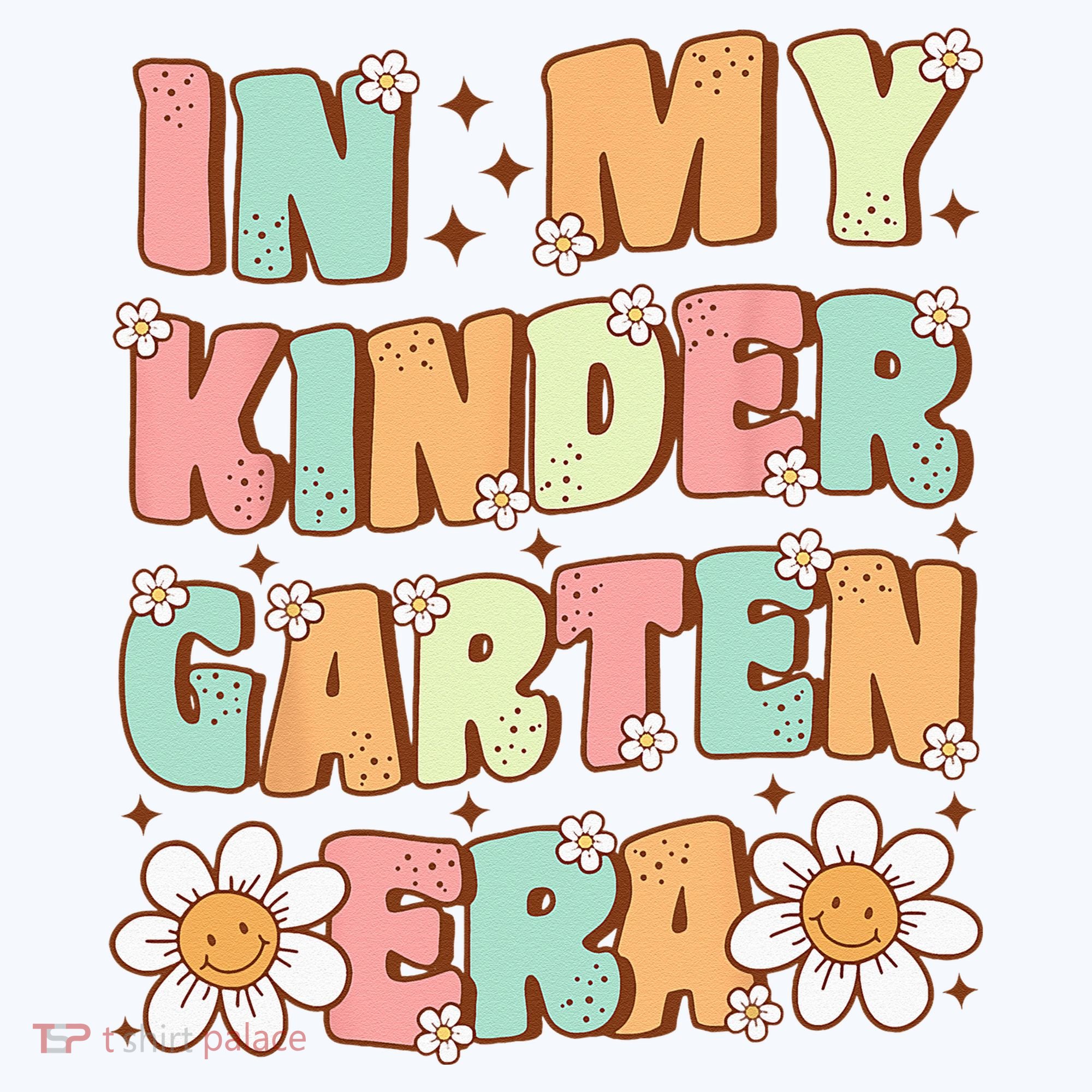 In My Kindergarten Era Groovy Kindergarten Back To SchooL Apron