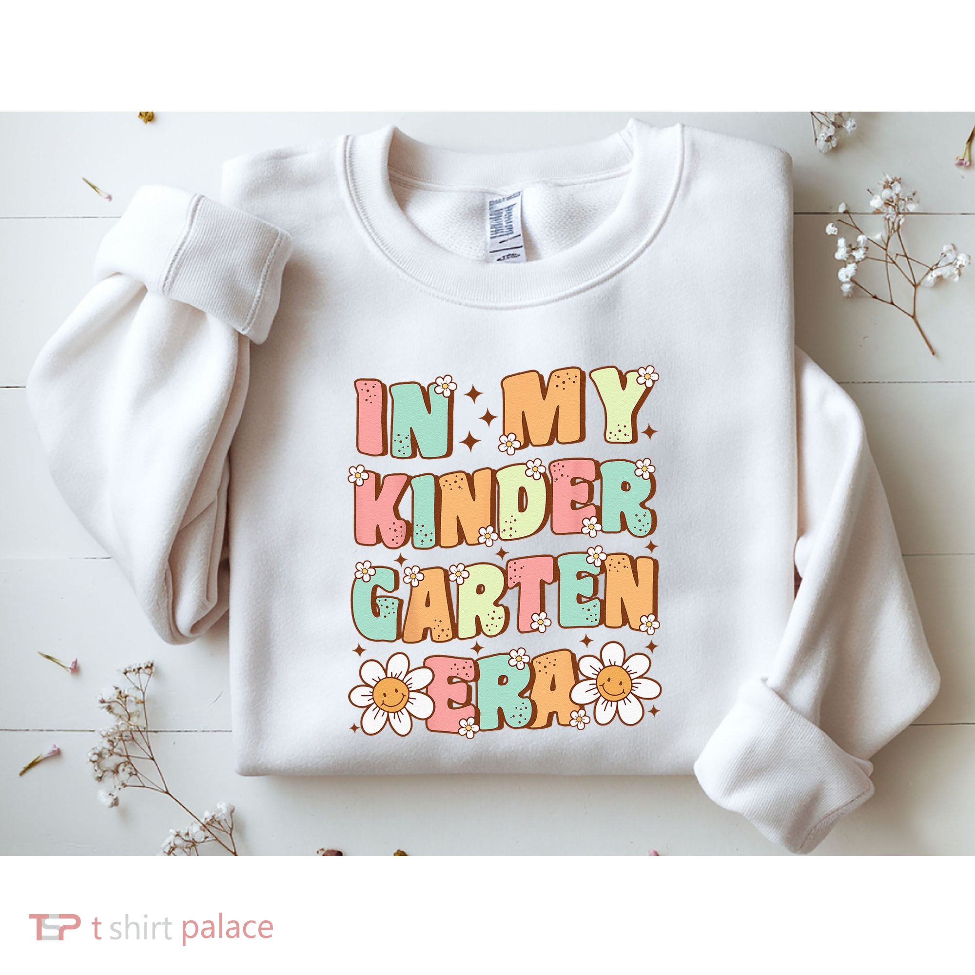 In My Kindergarten Era Groovy Kindergarten Back To SchooL Sweatshirt