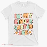 In My Kindergarten Era Groovy Kindergarten Back To SchooL T-Shirt thumb 0