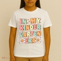 In My Kindergarten Era Groovy Kindergarten Back To SchooL T-Shirt thumb 4