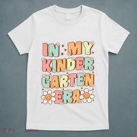 In My Kindergarten Era Groovy Kindergarten Back To SchooL T-Shirt thumb 5