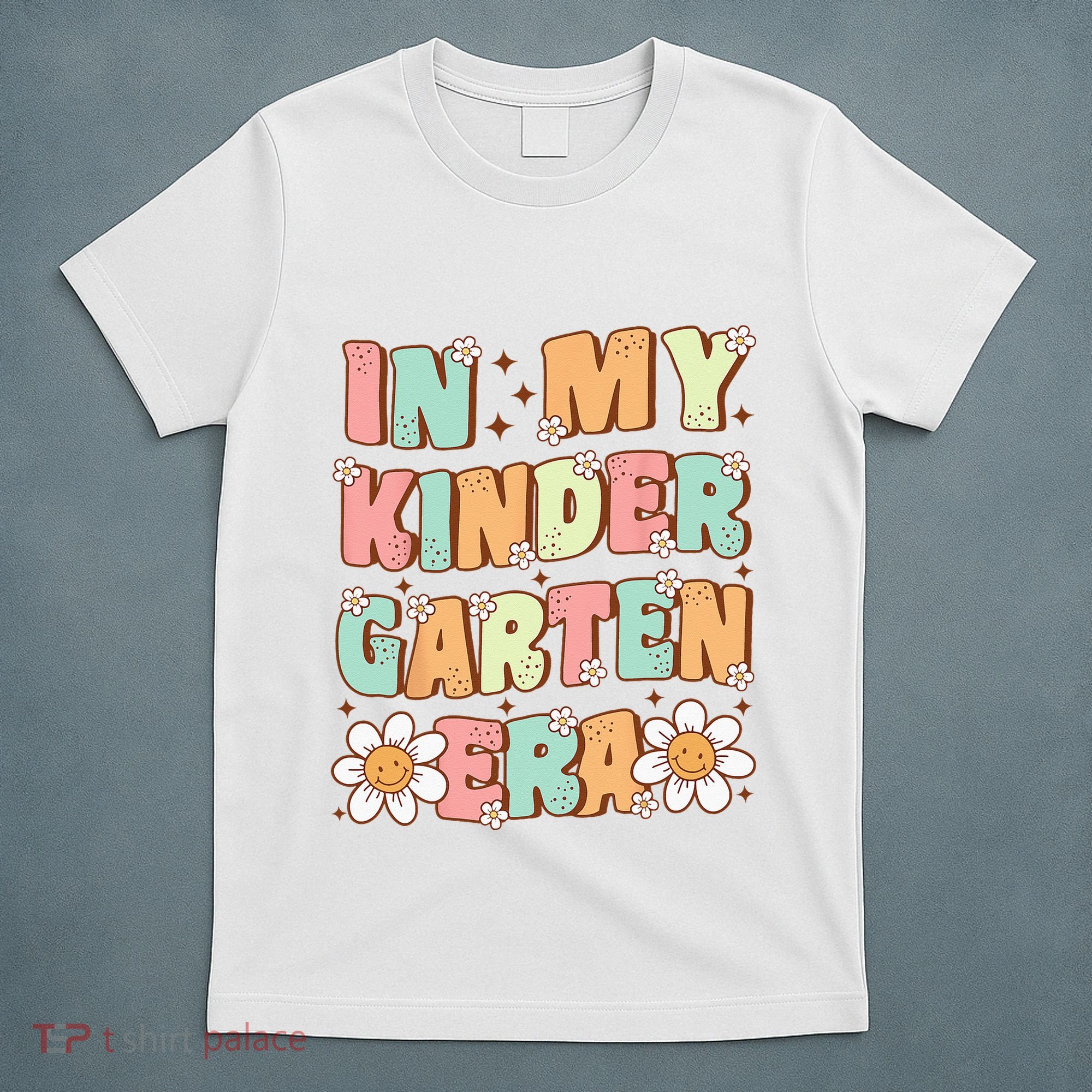 In My Kindergarten Era Groovy Kindergarten Back To SchooL T-Shirt