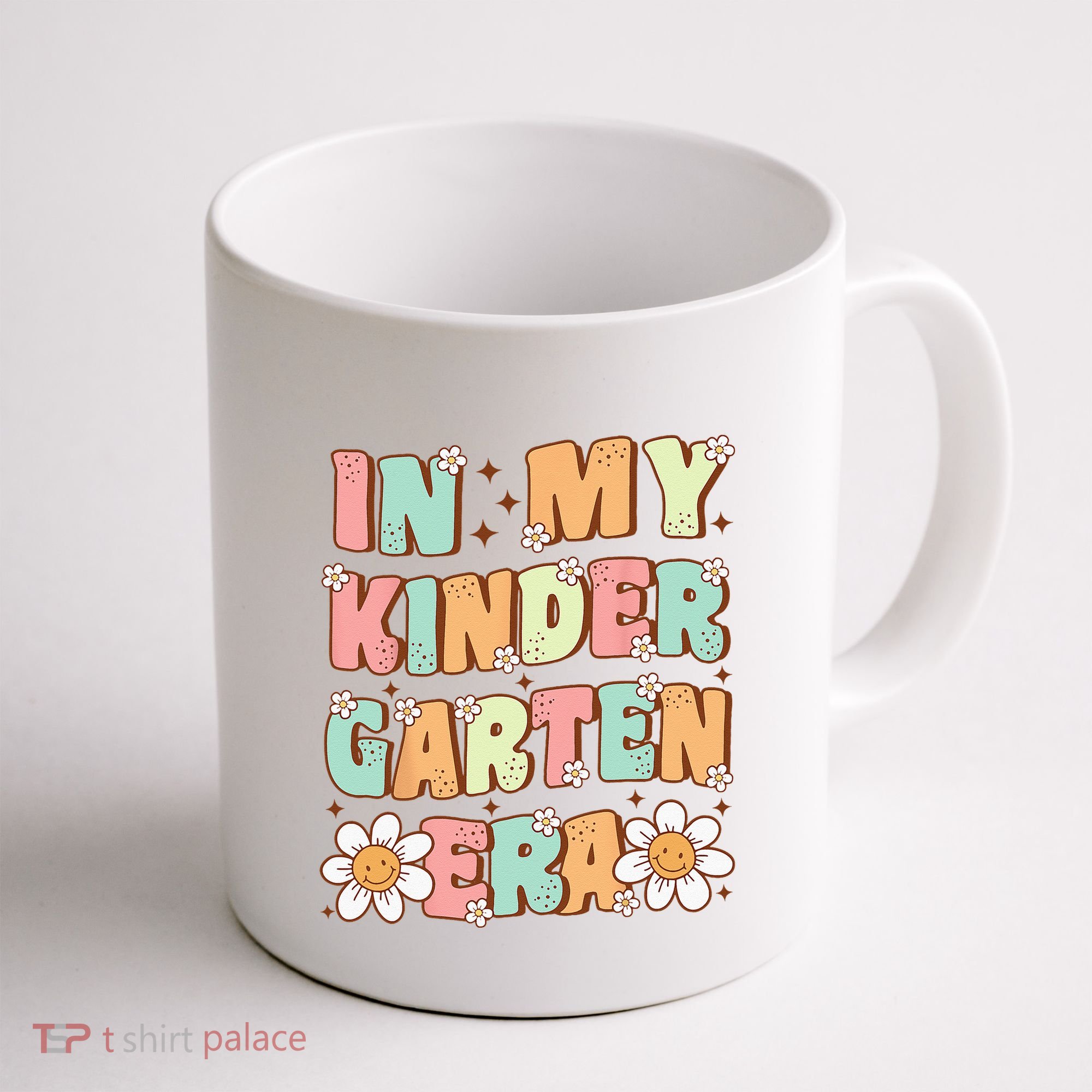 In My Kindergarten Era Groovy Kindergarten Back To SchooL Coffee Mug
