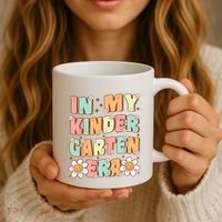 In My Kindergarten Era Groovy Kindergarten Back To SchooL Coffee Mug thumb 3