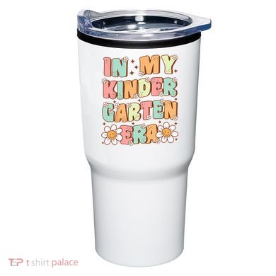 In My Kindergarten Era Groovy Kindergarten Back To SchooL Tumbler
