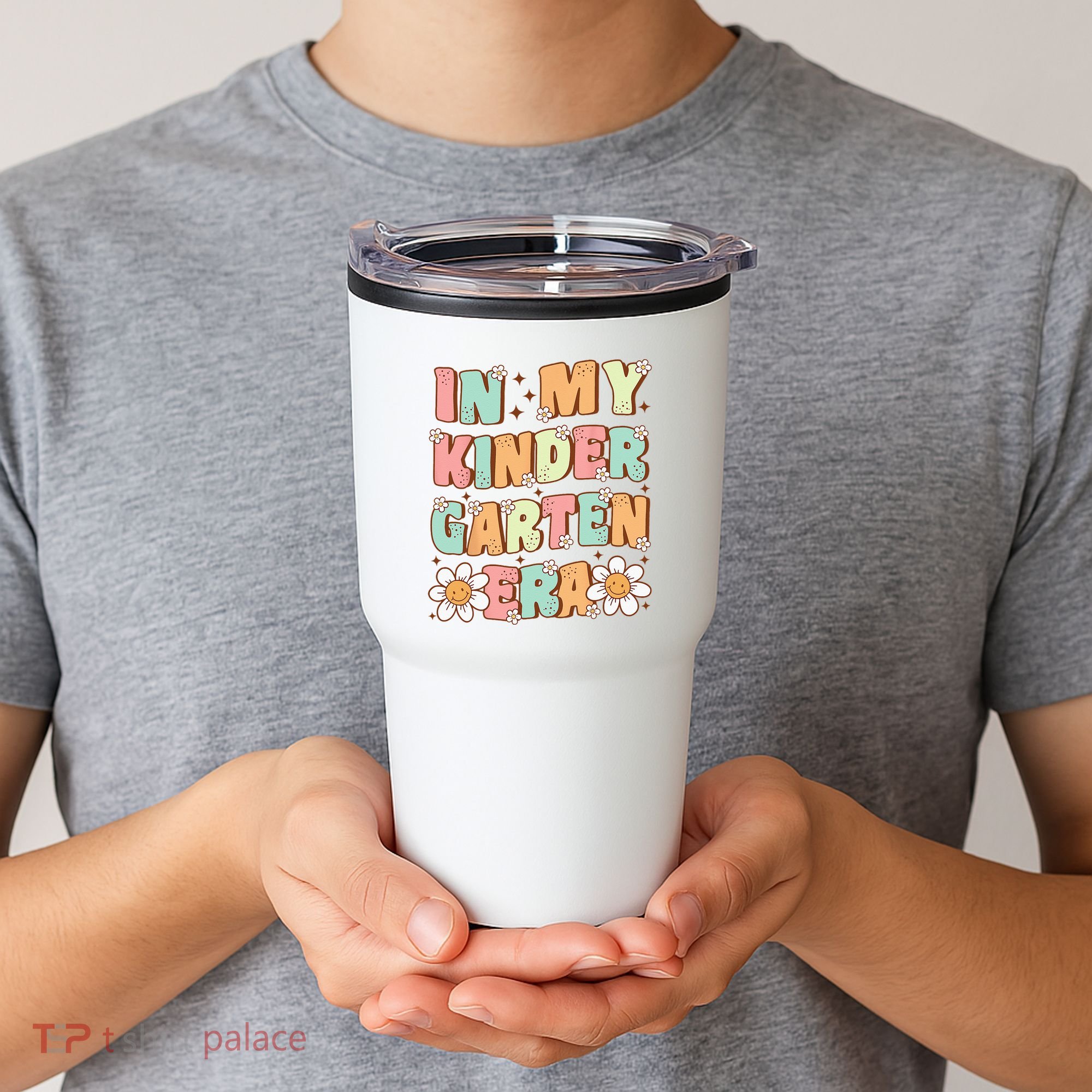 In My Kindergarten Era Groovy Kindergarten Back To SchooL Tumbler