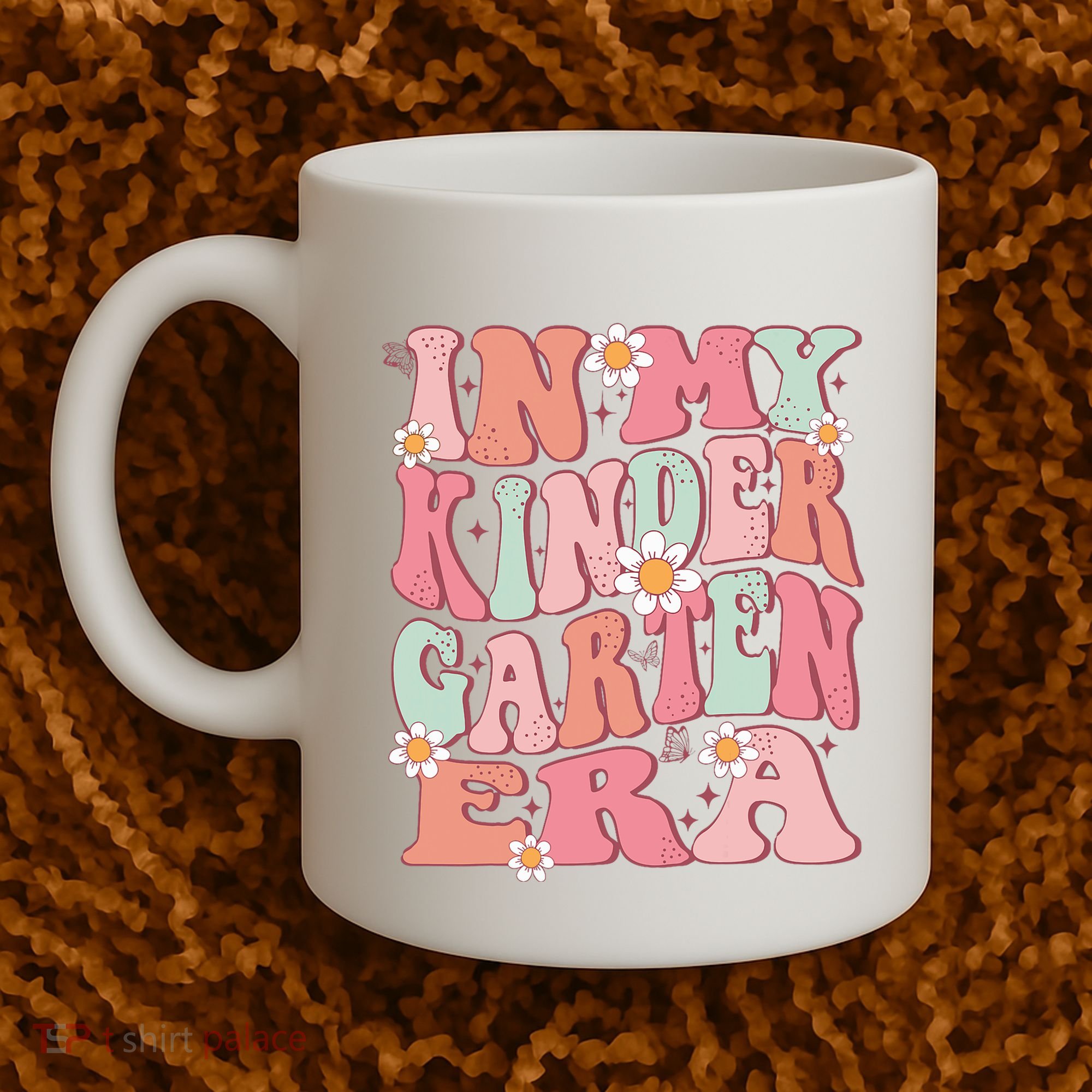 In My Kindergarten Era Girl Cute Back To School Kindergarten Coffee Mug