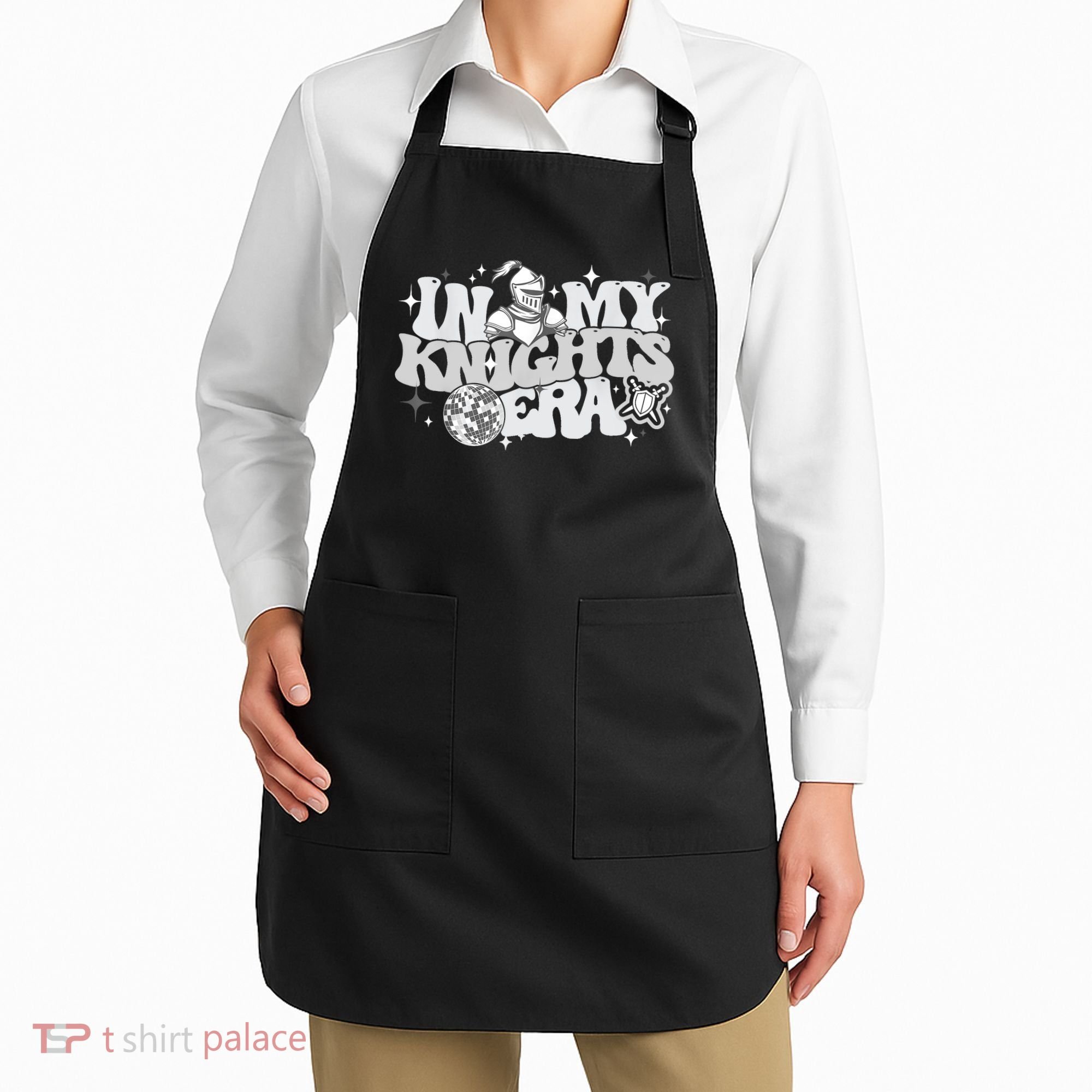 In My Knights Era Back To School Mascot Spirit Game Squad Apron