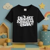 In My Knights Era Back To School Mascot Spirit Game Squad Toddler T-Shirt thumb 3