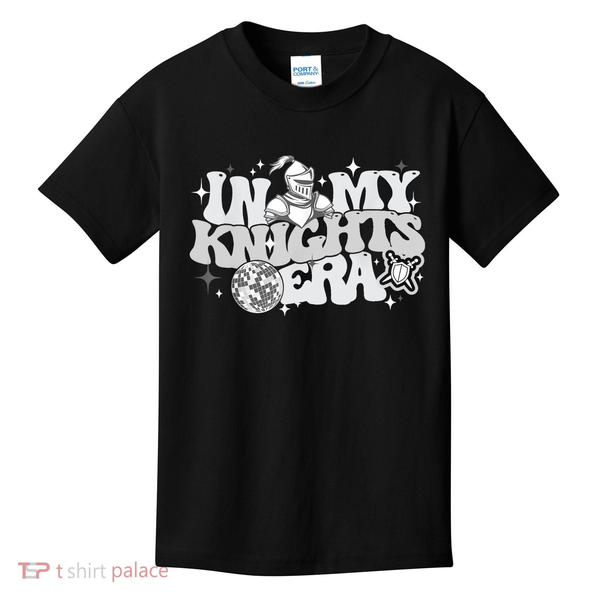 In My Knights Era Back To School Mascot Spirit Game Squad Kids T-Shirt