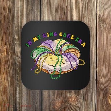 In My King Cake Era Mardi Gras Coaster