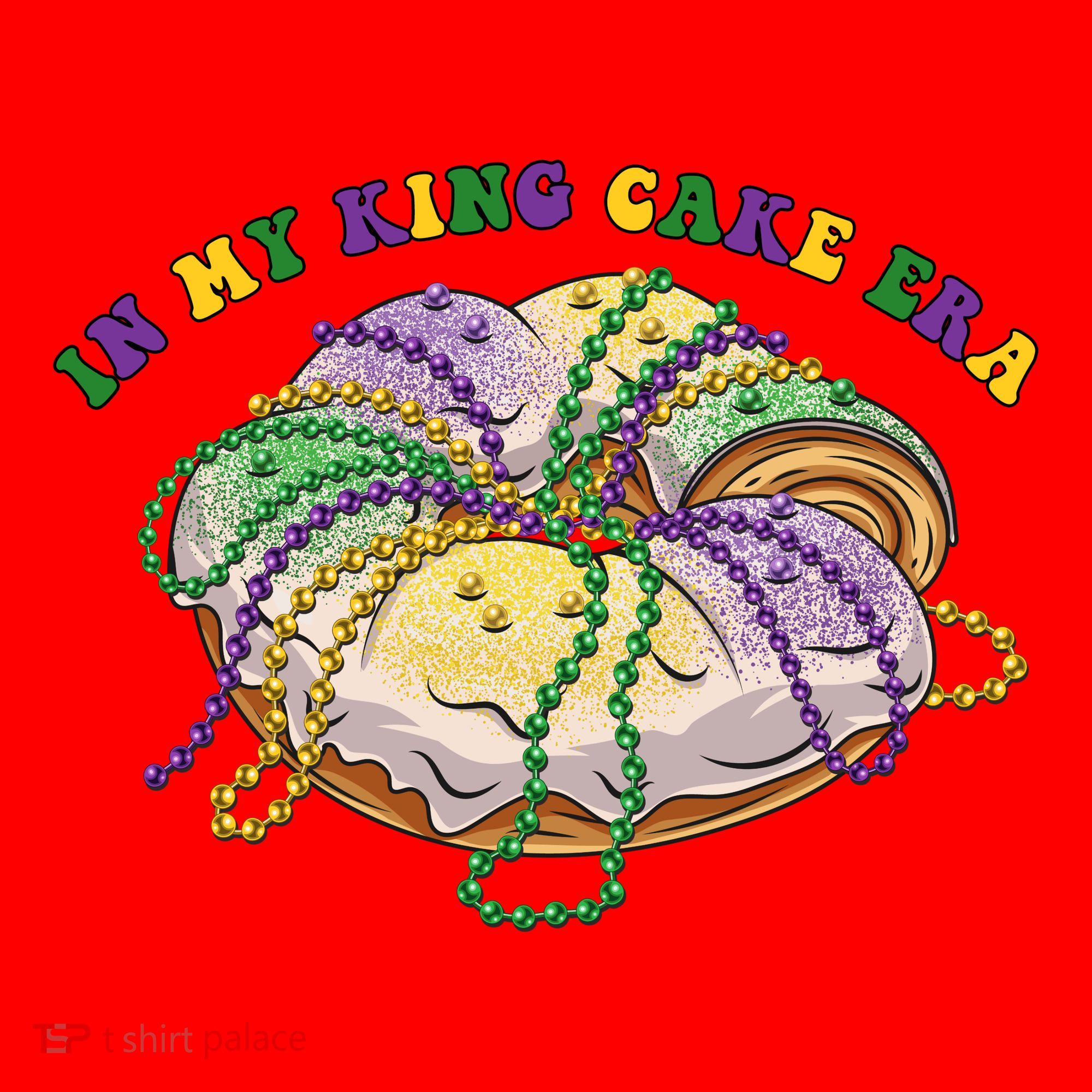 In My King Cake Era Mardi Gras Santa Hat