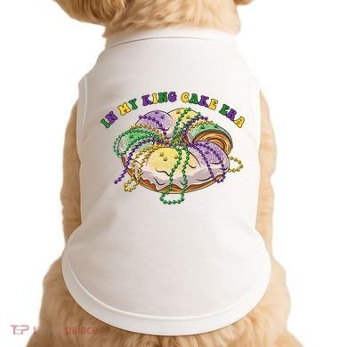 In My King Cake Era Mardi Gras Doggie Tank