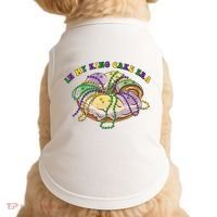 In My King Cake Era Mardi Gras Doggie Tank thumb 0
