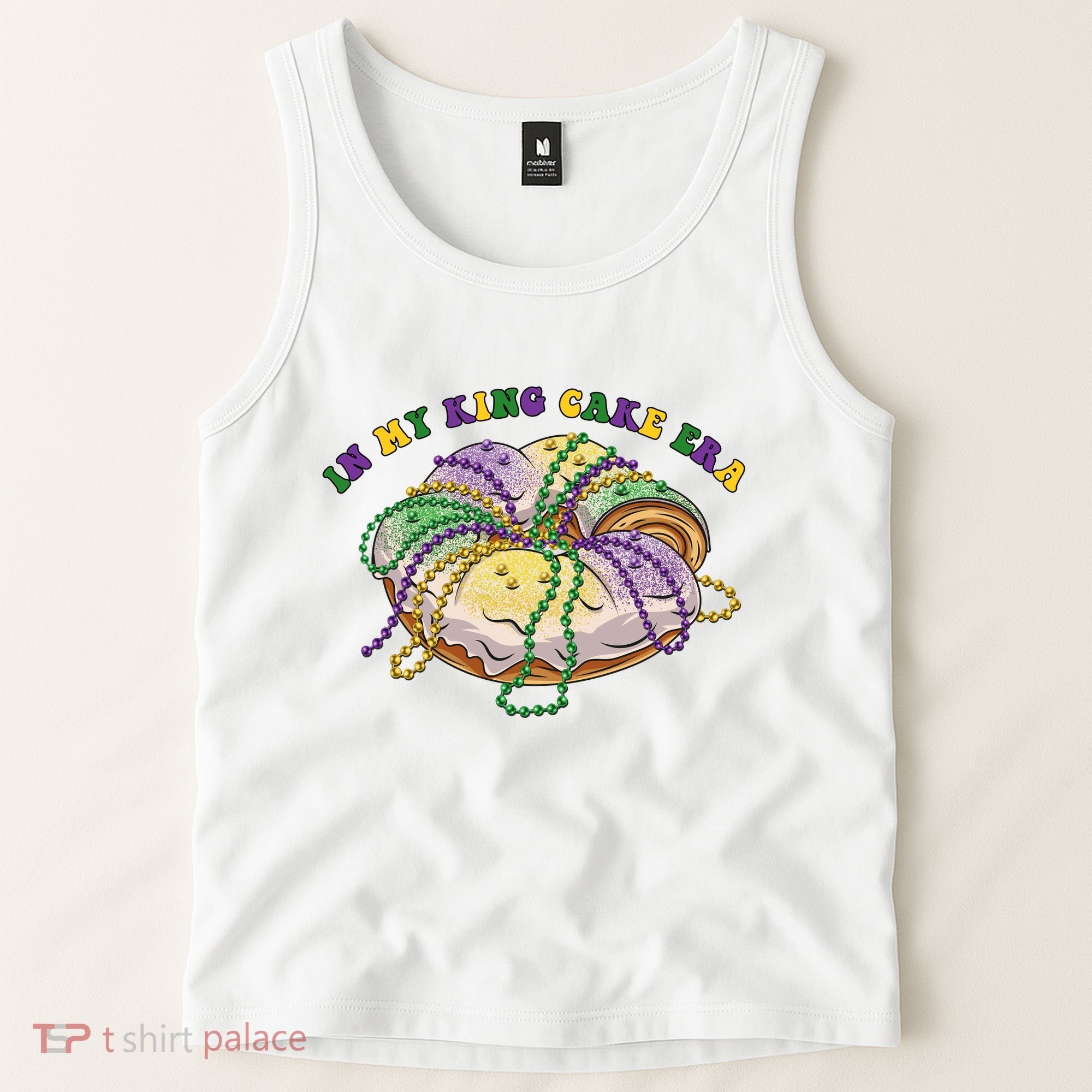 In My King Cake Era Mardi Gras Tank Top