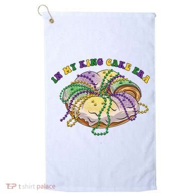 In My King Cake Era Mardi Gras Golf Towel