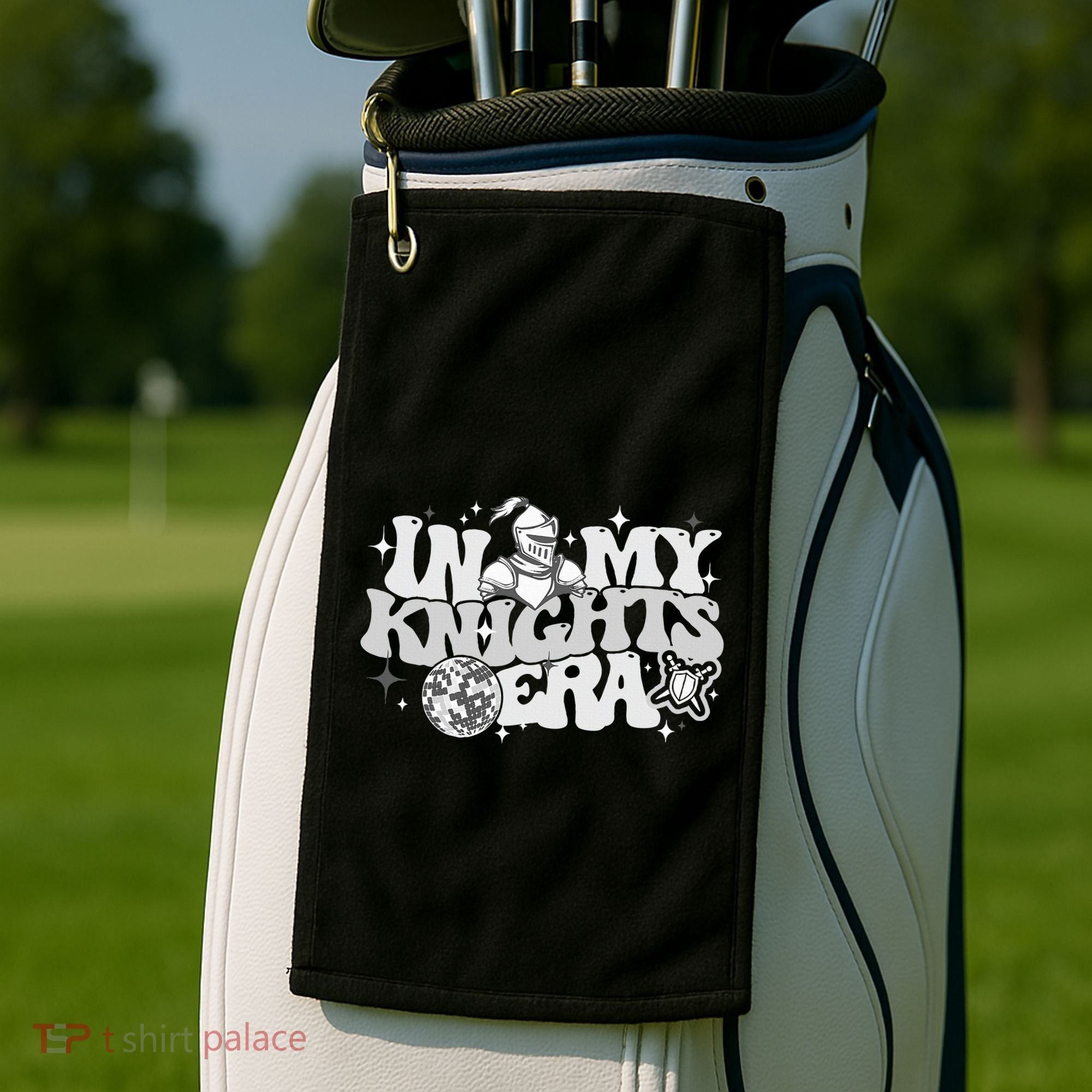 In My Knights Era Back To School Mascot Spirit Game Squad Golf Towel