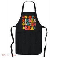 In My Kindergarten Era Retro Back To School Teacher Student Gift Apron thumb 0